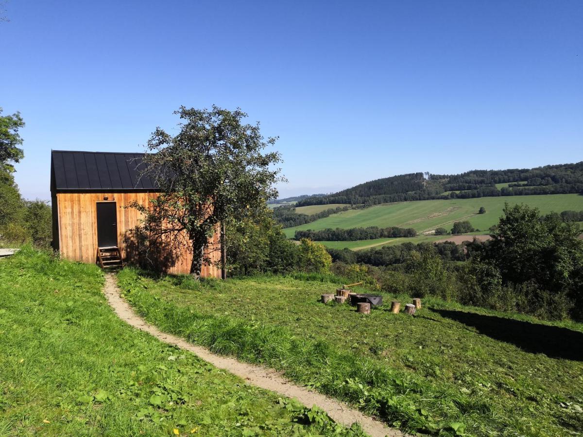 Tri Domky - Tiny Houses Depoltice Exteriör bild