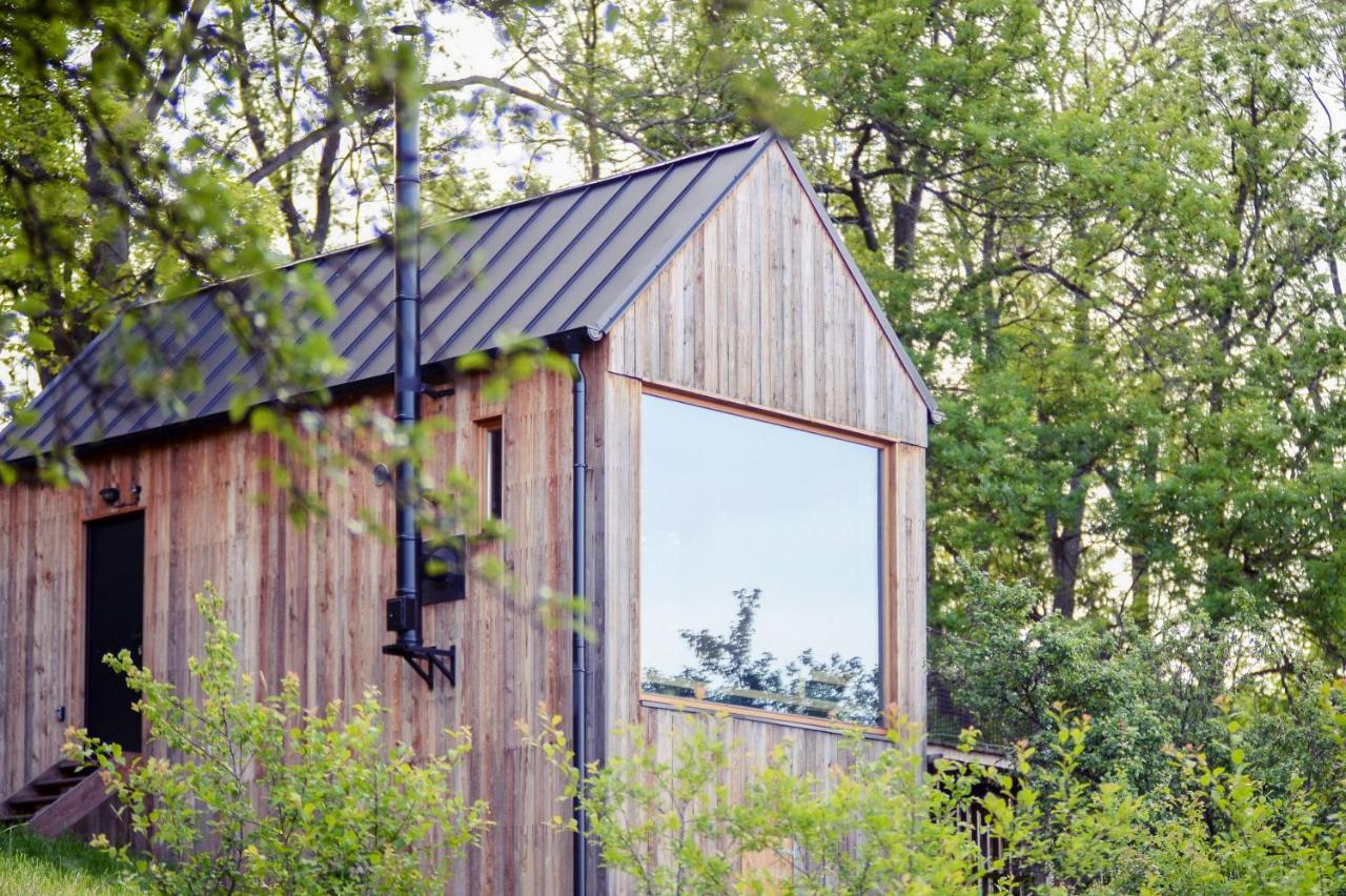 Tri Domky - Tiny Houses Depoltice Exteriör bild