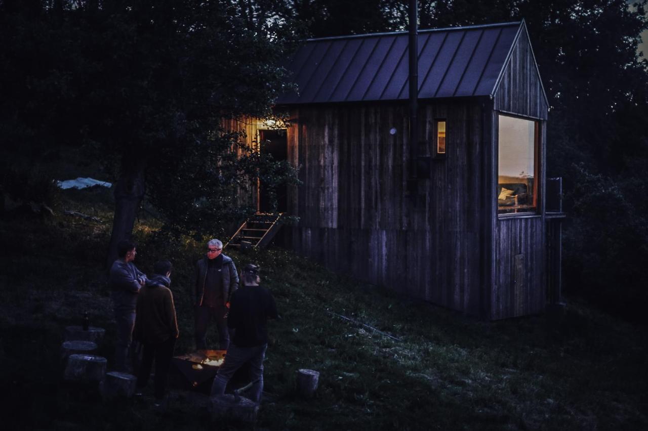 Tri Domky - Tiny Houses Depoltice Exteriör bild