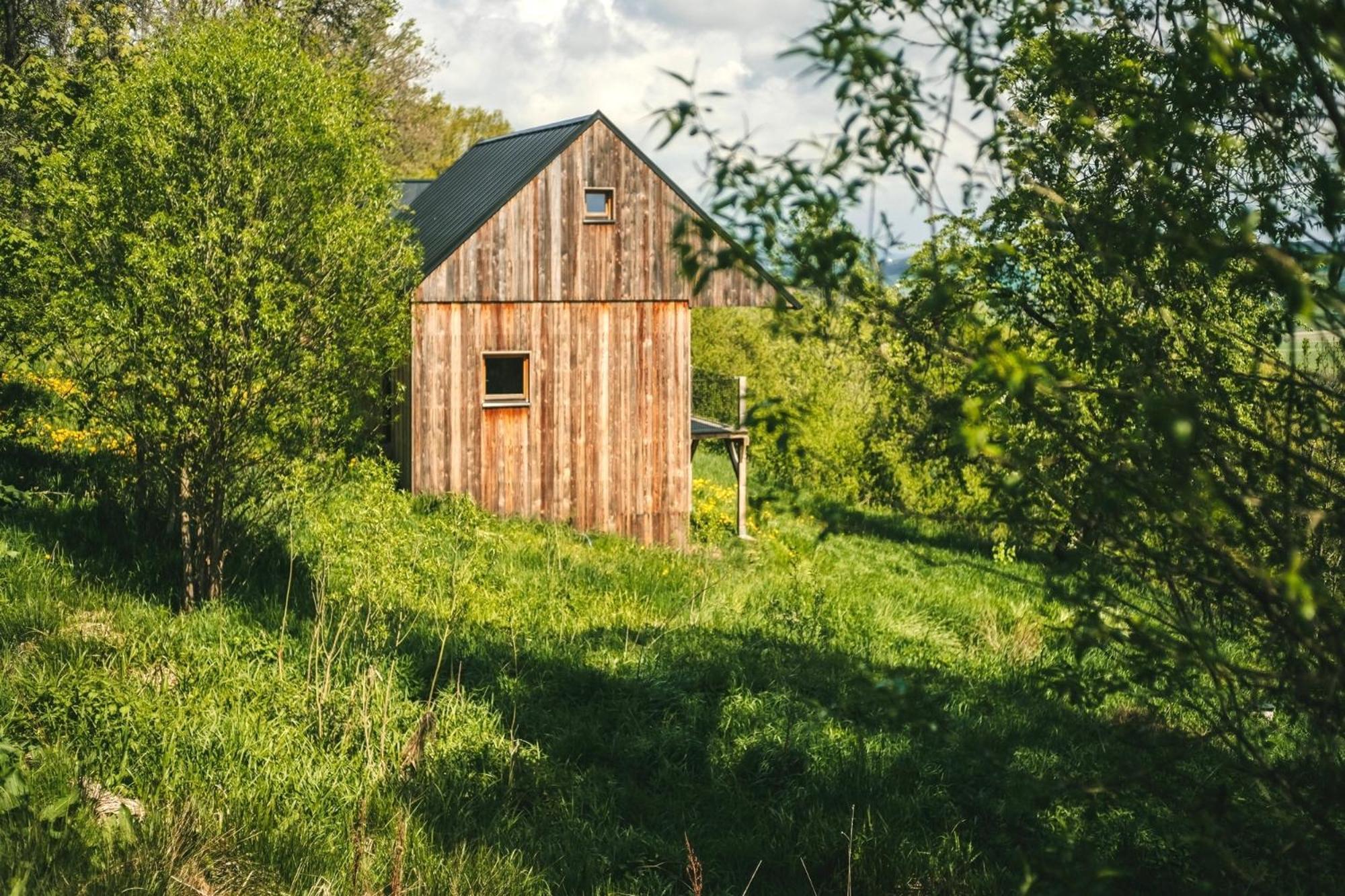 Tri Domky - Tiny Houses Depoltice Exteriör bild