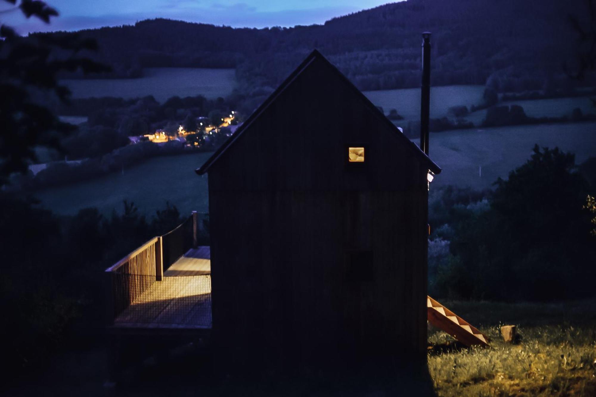 Tri Domky - Tiny Houses Depoltice Exteriör bild