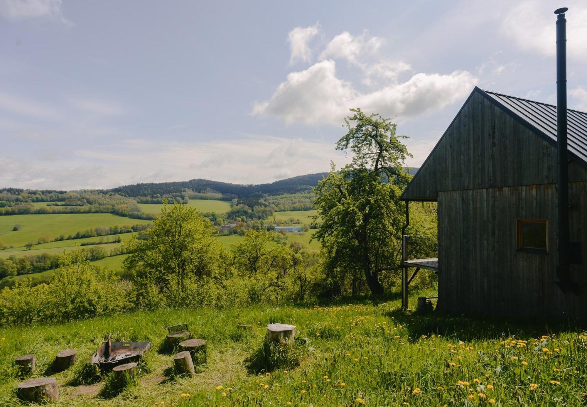 Tri Domky - Tiny Houses Depoltice Exteriör bild