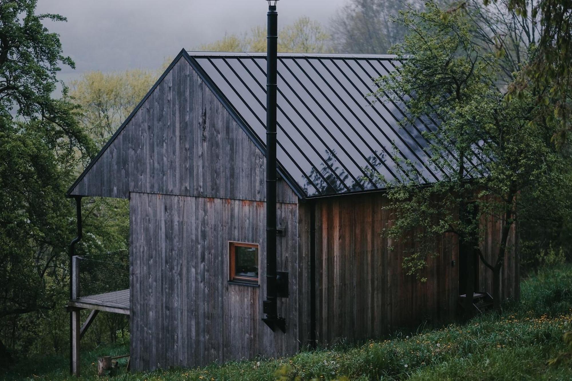 Tri Domky - Tiny Houses Depoltice Exteriör bild