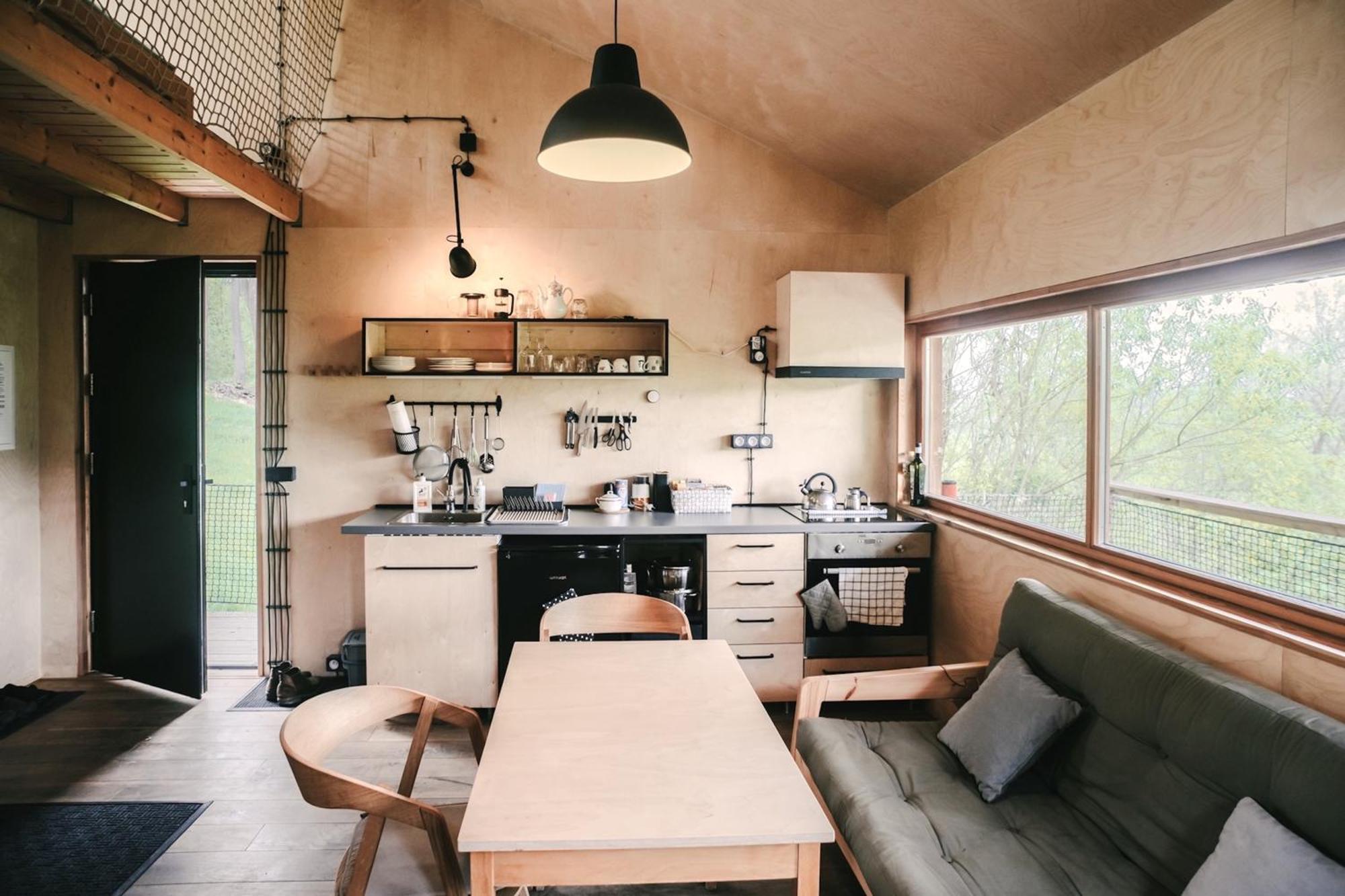 Tri Domky - Tiny Houses Depoltice Exteriör bild