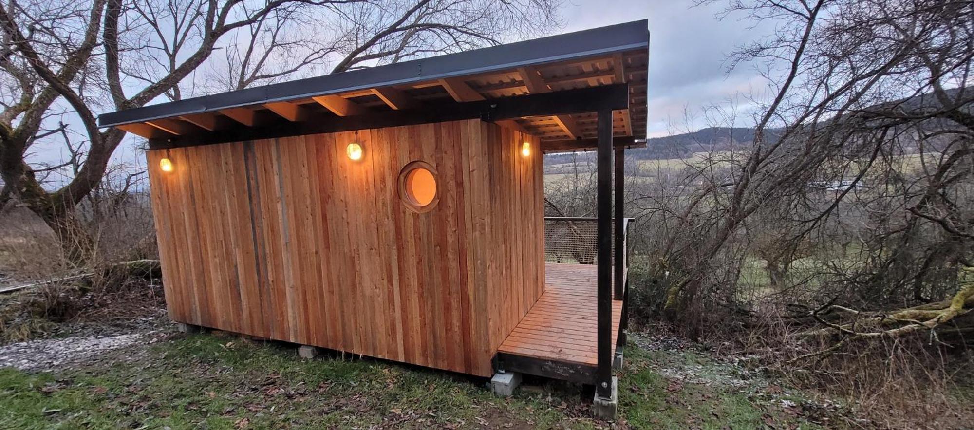 Tri Domky - Tiny Houses Depoltice Exteriör bild